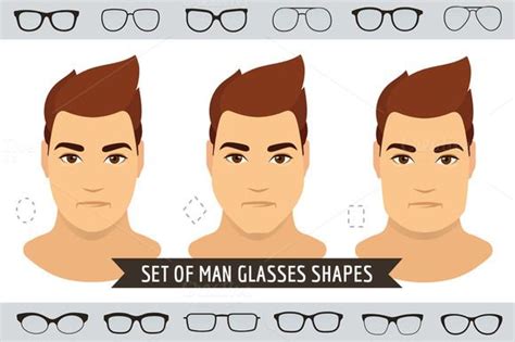 man glasses shapes 9 face types set glasses for face shape glasses