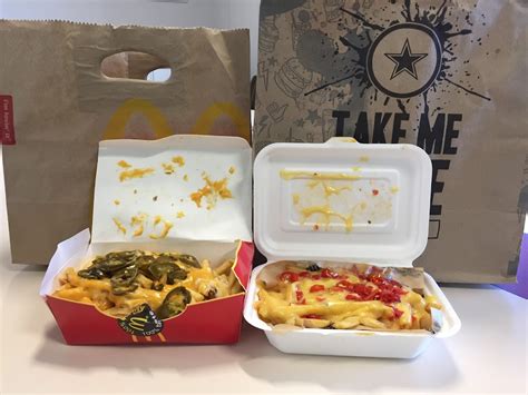 mcdonald s and rocomamas feud over chilli cheese fries so we tried them