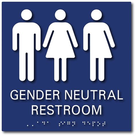 Gender Neutral Bathroom Signs Gender Neutral Ada Restroom Signs – Ada