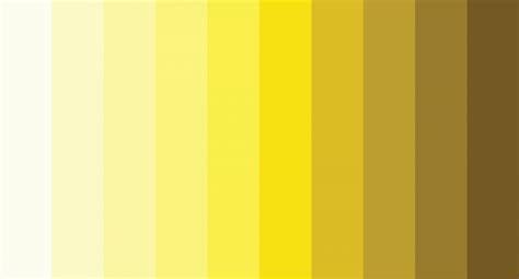colors  yellow     mix  shades  yellow color meanings