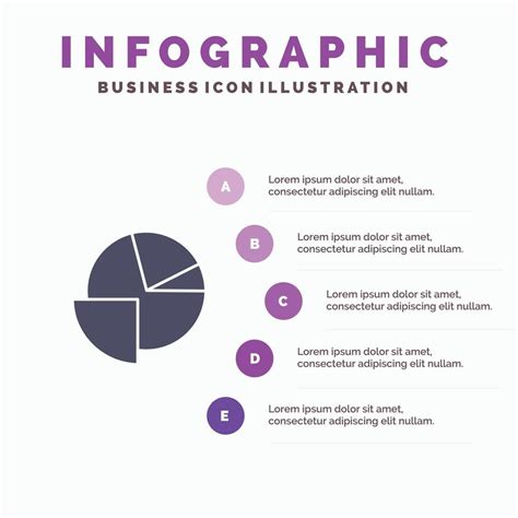 analytics tabel taart diagram solide icoon infographics  stappen