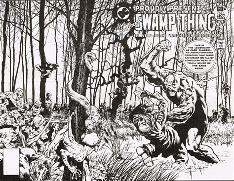 cap n s comics swamp thing saga by berni wrightson