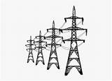 Transmission Icon Tower Power Network Lines Silhouette Clipart Mart Transparent Kindpng Clipartkey sketch template