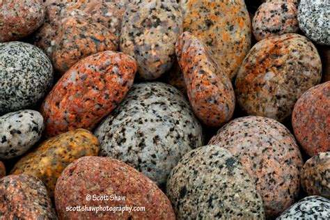 speckled rocks