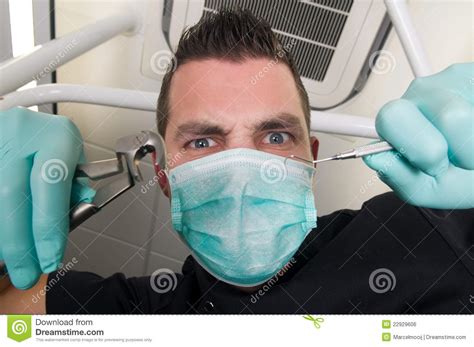 als tandarts  voorzitter stock foto image  geduldig