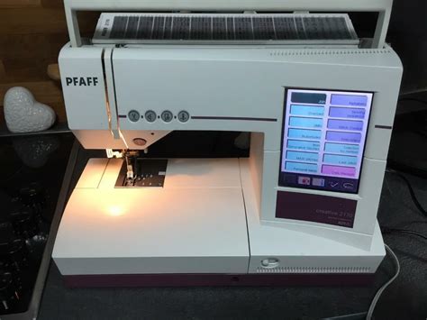 pfaff creative  sewing machine  seperate embroidery unit