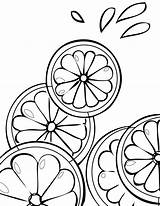Coloring Fruit Pages Fruits Citrus Lemonade Printable Kids Lime Stand Color Drawing Summer Template Cranberry Bestcoloringpagesforkids Sheet Print Cute Easy sketch template