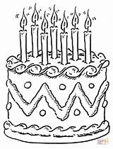Compleanno Urodziny Tort Buon Geburtstag Kolorowanka Geburtstagskuchen Candles Urodzinowy Kolorowanki Verjaardag Ausmalbild Kleurplaten Velas Verzierter Tarta Udekorowany Drukowania Supercoloring Druku sketch template