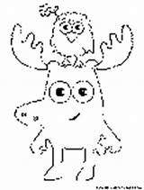 Moose Zee Pages Coloring Printable Fun Color Template sketch template