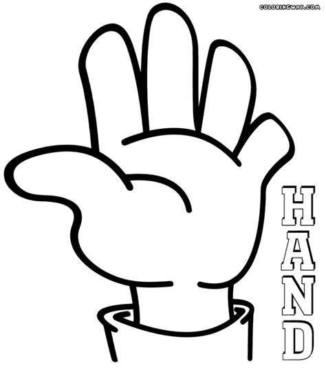hand coloring page printable