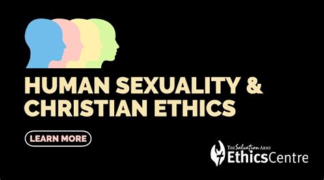 Human Sexuality And Christian Ethics Salvation Army Canada
