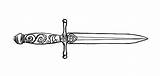 Drawing Dagger Tattoo Google Tattoos Drawings Traditional Dibujos Search Sword sketch template
