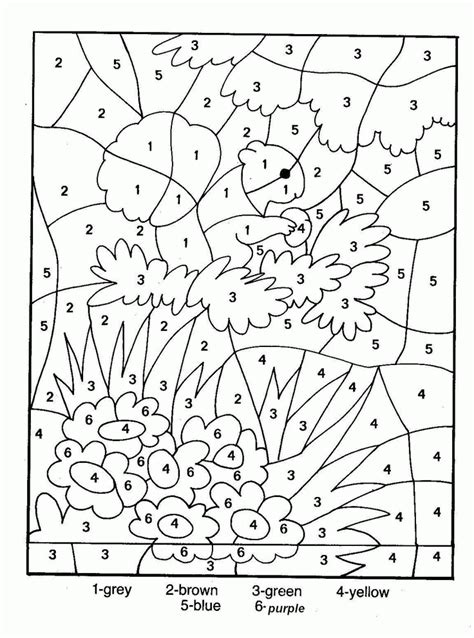coloring pages numbers coloring book