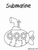 Submarine Beatles Sottomarino Coloringhome sketch template