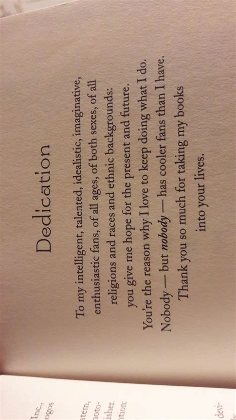 awesome dedication    book    book