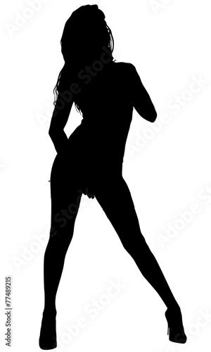 sexy woman silhouette stock image and royalty free vector files on