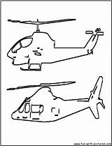 Coloring Pages Helicopters Transportation Helicopter Fun Police Printable sketch template