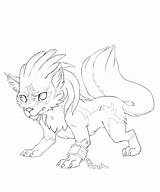 Demon Coloring Pages Wolf Colouring Twilight Adults Adult Anime Fairy Printable Color Dragon Drawings Outline Print Girl Chibi Drawing Wolves sketch template