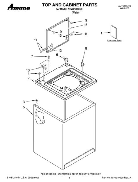 amana ntwvq parts list   manualslib