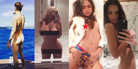 The Most Naked Celebrity Instagram Photos Of All Time
