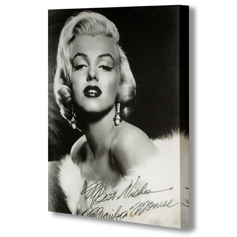 buy marilyn monroe black and white canvas swanky interiors