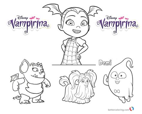 vampirina coloring pages printable