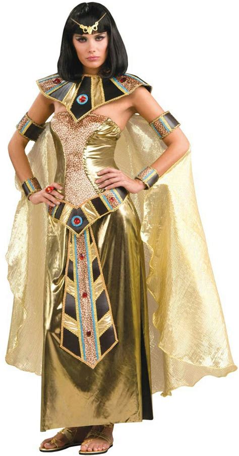 forum women s deluxe egyptian goddess cleopatra adult gold costume