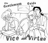 Gentleman Virtue Virtues Mackenzi sketch template