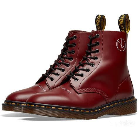 dr martens  undercover  boot cherry red