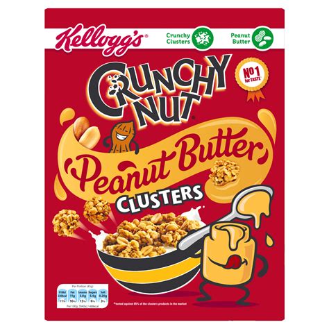 kelloggs launches crunchy nut peanut butter clusters