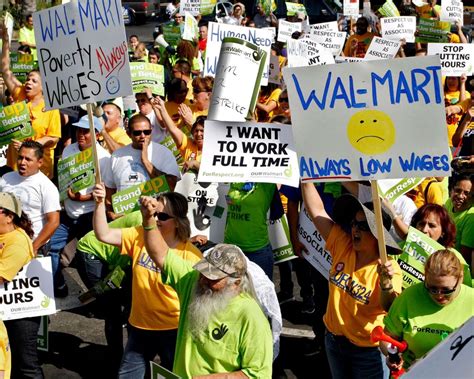 organizers say wal mart labor protests spread the new york times
