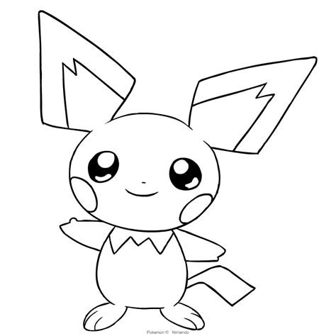 pichu coloring page find  coloring pages   kids  adults