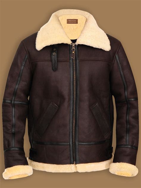 bomber aviator sheepskin leather jacket men jacket mauvetreecom