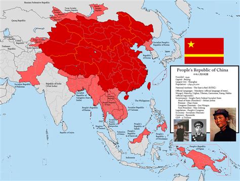 alternate history weekly update map monday peoples republic  china