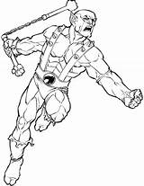 Panthro Thundercats Coloring Thunder Christopherstevens Sketch sketch template