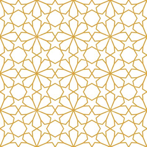 arabic pattern islamic vector png images seamless arabic golden
