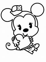 Coloring Cute Pages Disney Easy Kids Baby Kawaii Simple Puppy Characters Colouring Color Printable Cuties Dogs Para Colorear Dibujos Colorings sketch template