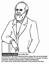 Garfield James President Coloring Pages Crayola sketch template