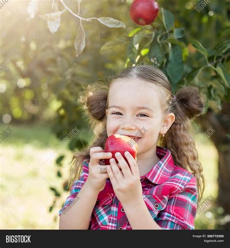 girl apple apple image photo  trial bigstock