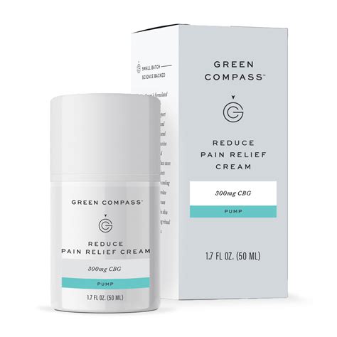 reduce topical pain cream green compass