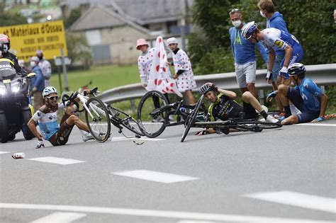Tour De France 2020 On Bike Footage Shows Moment Ag2r