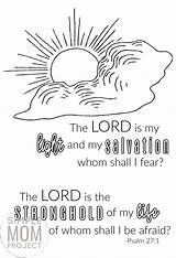Psalm Salvation Verses Fear Inserted Infringement sketch template