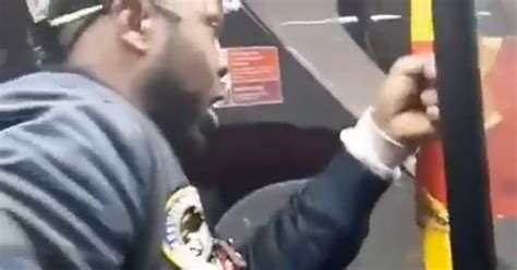 man throws punch at woman on london bus after she comments on him not