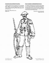 Coloring Soldier War Pages Prussian Canadian Printable Museum Iroquois Warrior Officer 2nd Edupics Wwi Puzzle sketch template