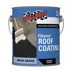 sealbest professional grade fibered roof foundation coating  gal