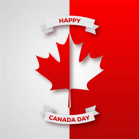 Modern 1st July Canada Day Greeting Card Canada National