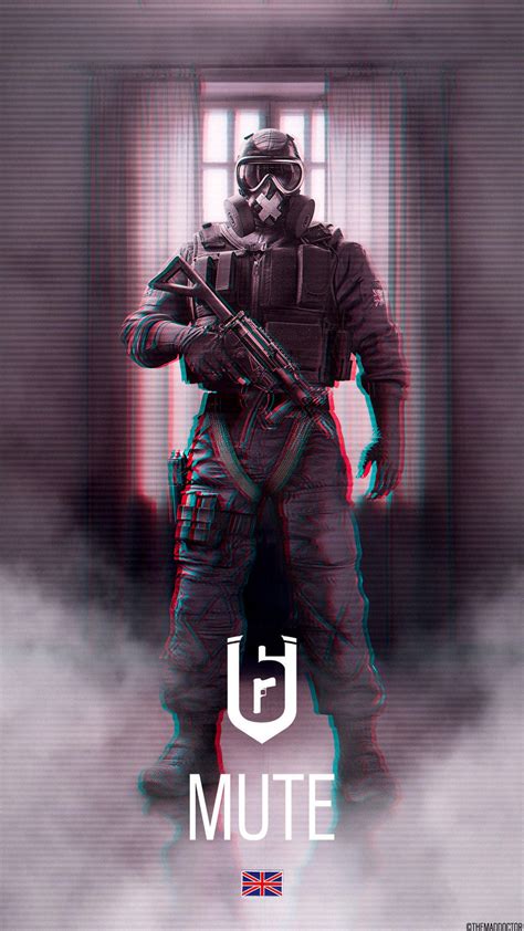 Mute S Mobile Wallpaper Rainbow Six Siege By