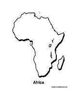 Africa Map Blank Coloring Pages African Colormegood sketch template