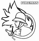 Fireman Coloring Pages Cool2bkids Printable sketch template