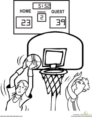 basketball court drawing  label  getdrawings